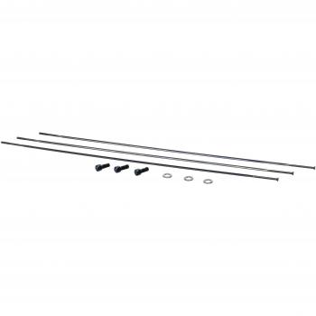 SRAM Ersatzspeiche Für Roam 60, CX-Sprint, gerade, Satz zu 3 Stück, inkl. Speichennippel, schwarz, 26', 268mm