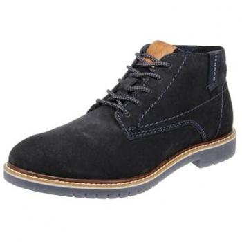 Bugatti Men's Suede Desert Boots - Navy - Size 41