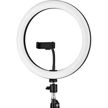 iggual Kit Anillo luz LED 10 + Trípode 200 cm