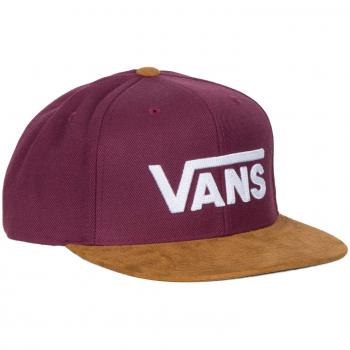 Vans MN Drop V II Snapback Gorra de béisbol, Rojo