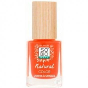 SO'BiO étic Esmalte de Uñas 30 Orange Pop Vegano y Fortalecedor 11ml