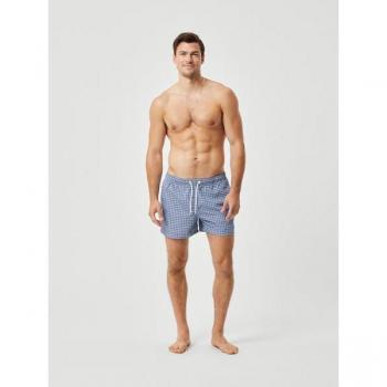 Borg Print Swim Shorts - Blue, Size S, Björn Borg