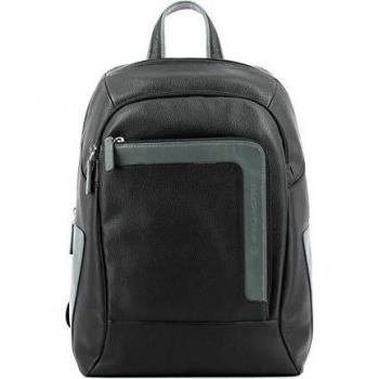 Mochila Piquadro Línea X1 para Portátil de 13 en Negro y Gris - Productos Profesionales para Trabajo y Ocio