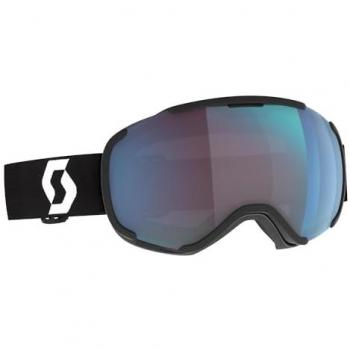 Máscara de esquí Scott Faze II negra con lente AMP Black Chrome