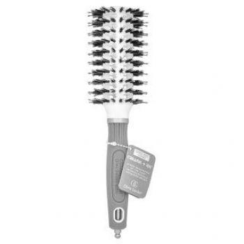 Cepillo para el Pelo Olivia Garden Cerámica + Ion Turbo Vent Combo 100% Jabalí y Nylon 32mm