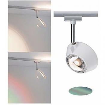 Foco LED Sabik URail 13W Dimmerable Luz Cálida 2700K Cromado Mate