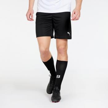 Pantalones Cortos de Fútbol Puma Teamrise para Hombre - Negro - Talla M
