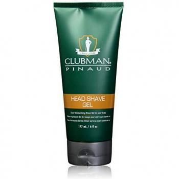 Clubman Pinaud Head Shave Gel - 177ml Smooth & Soothing Formula