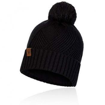 Original Buff Buff Knitted & Fleece Band Hat Raisa Black Gorro, Hombre, Negro, Talla única