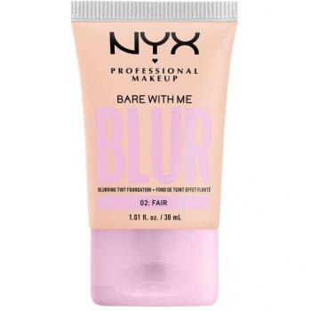 NYX Professional Makeup Bare With Me Blur Tint Hydrating Foundation Shade 02 Fair 30 ml