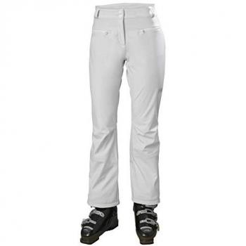 Pantalones de esquí Helly Hansen Bellissimo 2 para mujer, color blanco, talla XS