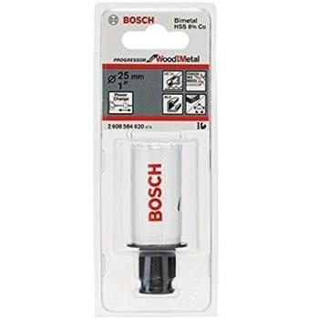 Bosch Professional 2 608 584 620 Sierra de corona, Negro y plata, 25 mm