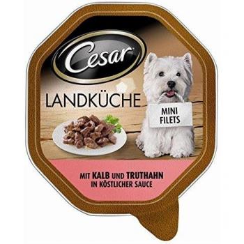 Cesar en tarrinas 28 x 150 g - Estofado campero con ternera y pavo - Pack Ahorro