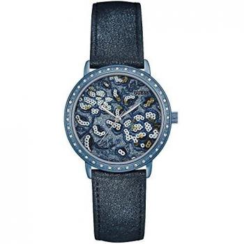 Guess Women's Analogue Quartz Watch with Leather Strap W0821L2