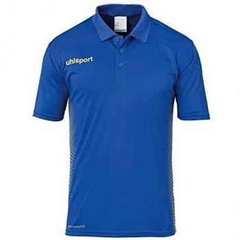 Uhlsport Niños Score Polo Camiseta Camisetas, Infantil, Score Polo Shirt, Azul, Amarillo, 152