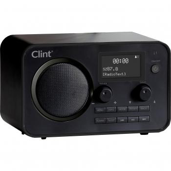 Clint L1DAB-B - Radio (Dab, FM, Bluetooth), Color Negro