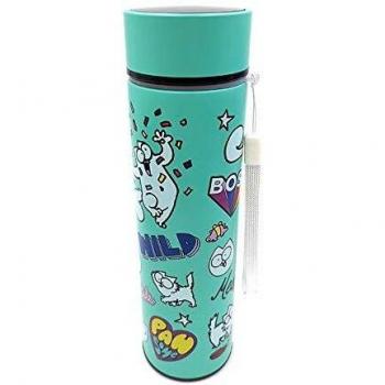 Botella Térmica Reusable Simon's Cat con Termómetro Digital de Acero Inoxidable 500 ml - Azul