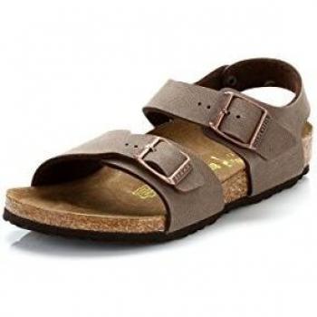 Birkenstock New York Kids Narrow Sandals Mocha Size 32