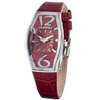 Chronotech Reloj Analógico para Mujer de Cuarzo con Correa en Cuero CT7932L-55