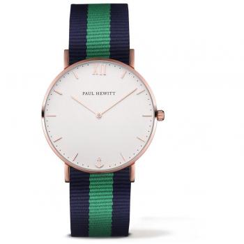 Reloj Paul Hewitt Unisex de Cuarzo Analógico con Correa de Nailon PH-SA-R-St-W-NG-20 (39mm)