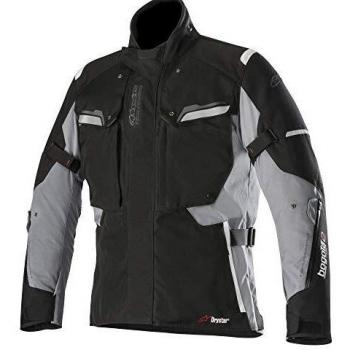 Alpinestars Chaqueta moto Bogota V2 Drystar Jacket Black Dark Gray, Negro/Gris, 3XL
