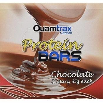 Quamtrax Gourmet Protein Bars - 32 barritas x 35 gr Chocolate