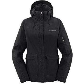 VAUDE Jacke Misur - Cortavientos para mujer, color negro, talla 44