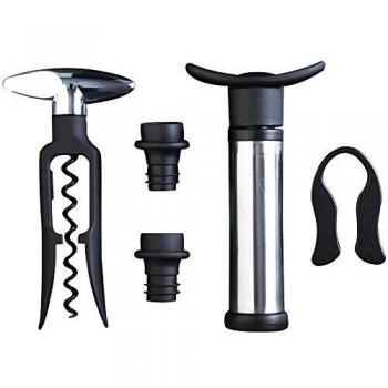 MasterPro Set 5 pcs vinoteca Accesorios Zinc Alloy Moulis Wine Expert