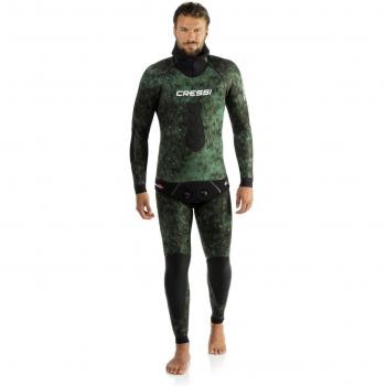 Cressi - Scorfano Ultraspan Seal 5 mm Man, color verde , talla XL