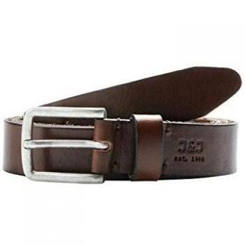 Jack & Jones Jaclee Leather Belt - Black Coffee