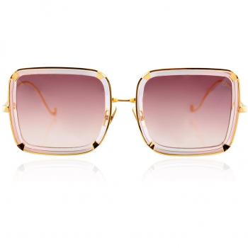 Anna-Karin Karlsson WHITE MOON Pink Gold Women's Sunglasses 56mm