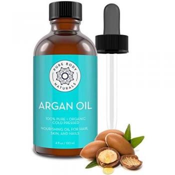 Aceite de Argán Puro Orgánico para Cuerpo, Piel, Cara, Cabello y Uñas - 118 ml