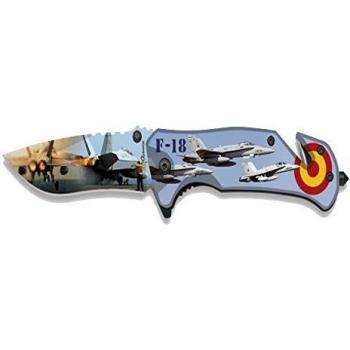 Albainox Navaja Fos Impresion 3D Avion Hoja 8,2 CM
