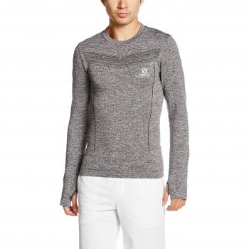 Salomon Ml Park Seamless Ls Tee M - Camiseta, para hombre, color negro, talla M