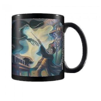 Taza de Harry Potter Patronus Negro One Size - Caneca con diseño del Patrono de Harry Potter, color negro, tamaño único