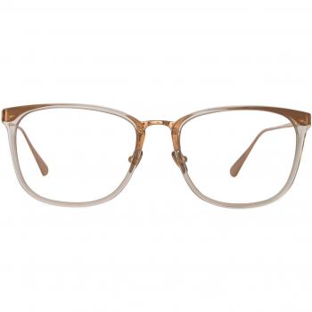 Linda Farrow CASSIN LFL1457 C6 Men's Eyeglasses Clear Size 55 - Blue Light Block Available
