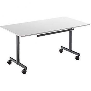 Mesa Móvil Abatible con Ruedas 720 x 1200 x 800 mm, Color Gris