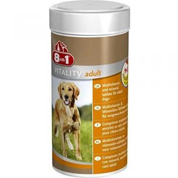Suplemento Multivitamínico 8en1 Vitalidad para Perros Adultos - 70 Tabletas