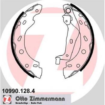 Kit de zapatas de freno ZIMMERMANN 10990.128.4 para frenos de tambor