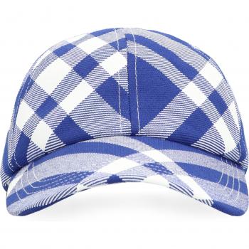 Burberry Men's Printed Baseball Cap in White | Size Large | Color B7369