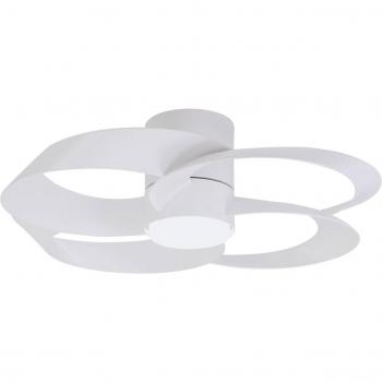 Ventilador de techo LED Mantra Rose Rosa y Blanco con motor DC silencioso Ø 65 cm CCT