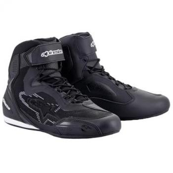 Alpinestars Zapatillas de Moto Faster-3 Rideknit Negro-Gris Oscuro