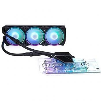 Alphacool Eiswolf 2 AIO - Refrigeración por agua 360mm para RTX 3080/3090 con placa trasera