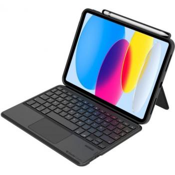 Gecko Covers Funda + Teclado Gris para iPad 10.9 2022