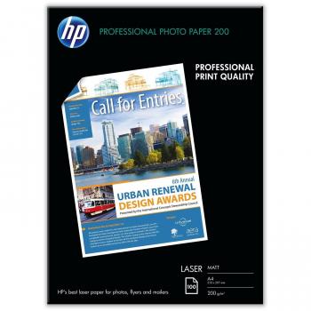 HP Q6550A - Papel fotográfico láser profesional mate HP Q6550A A4 / 210 x 297 mm, 200 g / m2, 100 hojas