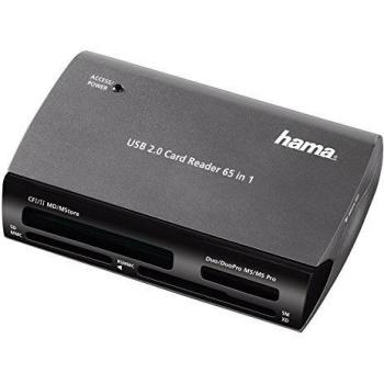 Hama 049009 - Lector de tarjetas 65 en 1