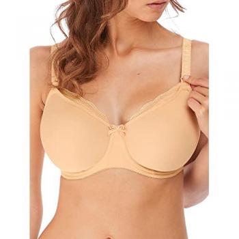 Freya Full Cup Nursing Bra - Beige Moulded Underwire, Size 32E