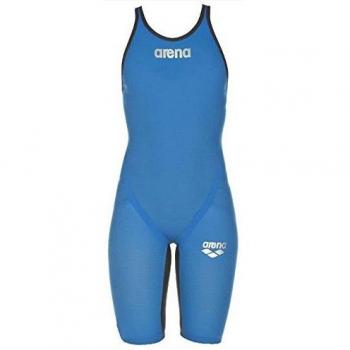 Arena W Pwsk Carbon Flex Vx Fbslo Bañador 1 Pieza, Mujer, Azul