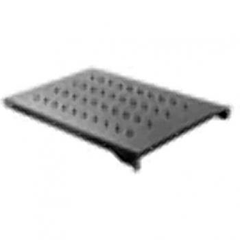 Lanberg Fixed Shelf 19'', 1U/483X750MM, MAX Load Capacity UP TO 15KG Black