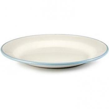 IBILI 920024 Plato Plate Versalles, Acero, Color Blanco, 24 x 24 x 3 cm